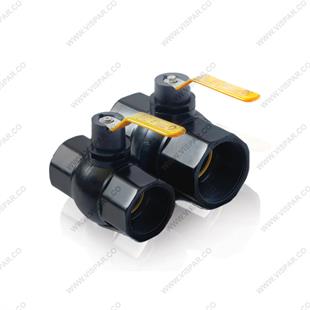 Compact Ball Valve with Metallic Lever